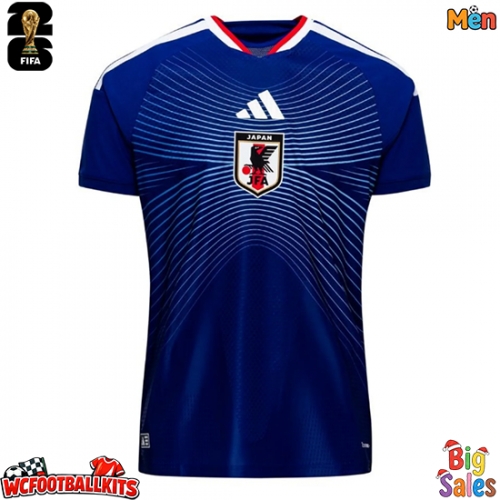 Japan Replica Home Stadium Shirt World Cup 2026 Short Sleeve